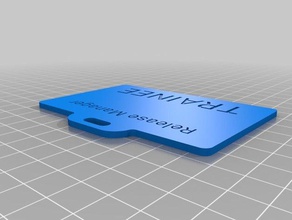 my customized customised lanyard name tag hobby 3d print model - Mito3D