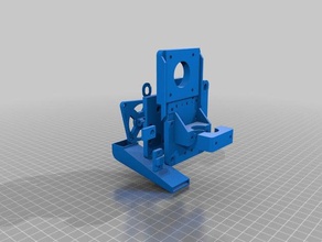my customized hot end mount generator -for various carriages ends options 3d printer parts 3d print model - Mito3D