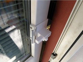 balcony door lock 3d printing sliding 3d print model - Mito3D