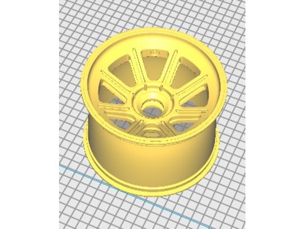 18x12 gt style wheel automotive 3d print prototype awesome awesomesauce sauce car cool coool drift drifting formula sae fsae gokart go kart keep fun kool koool race racecar rc tire untestedprototype 3D print model - Mito3D