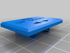 bed adjustment reminder 3d printer accessories creality ender 3 3d print model - Mito3D