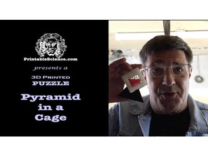 Imprimée en 3d puzzle pyramide de la cage puzzles 3d print model - Mito3D