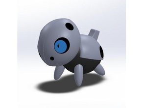 aron steelrock pokemon 3d impressão criatura bonito a figura jogo gameboy modelo nintendo 3ds pikachu figuras ir brinquedo de vídeo jogos 3d print model - Mito3D