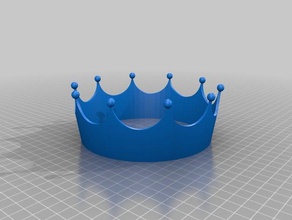 my customized parameterized crown costume 3d print model - Mito3D