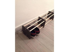 good ol zapato rack modular organización 3d print model - Mito3D