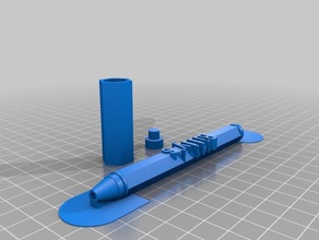 mi pluma de la oficina personalizado 3d print model - Mito3D