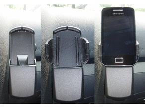 mobile titulaire de l'automobile support téléphone s3mini samsung vw golf 3d print model - Mito3D