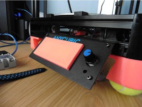 anycubic kossel couvercle de l'écran lcd 3d l'imprimante accessoires delta plus affichage 3d print model - Mito3D