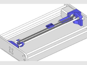 anet a6 Riemenspannung Lösung 3d Drucker Teile 3d print model - Mito3D