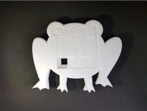 4x4 kurbağa kayan bulmaca 3d print model - Mito3D