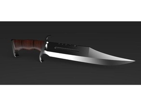 pugnale coltello arma de cosplay daga cuchillo accesorios rambo travestimento 3d print model - Mito3D