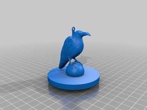 raven bottle clanger 3d printing 3d print model - Mito3D
