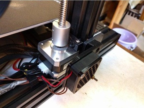 ender 3 Lüfter stepper-motor 3d Drucker - Zubehör 40mm montieren creality ender-3 3d print model - Mito3D