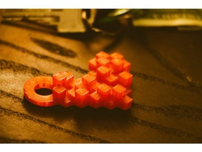 pixel heart 3d print model - Mito3D