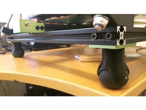 tevo tornado pelota de squash anti vibración pies 3d la impresora accesorios 3d print model - Mito3D