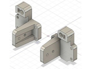 tristarbot m1-Achse geschweifte Klammer 3d Drucker Teile 3d print model - Mito3D