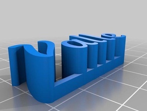 la valle sculture personalizzato 3d print model - Mito3D