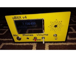 ubitx case nextion 32 speaker grille electronics ham radio openscad 3d print model - Mito3D