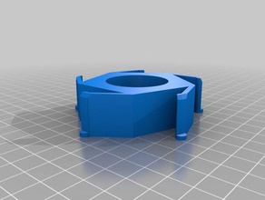 my custogroitemized spool hub adapter 3d printer parts customized 3d print model - Mito3D