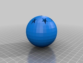 appeso dragon ball 7 puntelli 3d print model - Mito3D