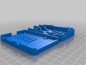 rock64 dın ray durumda elektronik monte edin pine64 raspberry pi case 3d print model - Mito3D