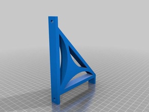 shelf bracket household 3d print model - Mito3D