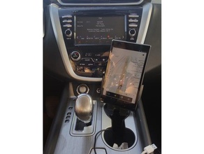 universelle tablette titulaire version portrait voiture de téléphone montage comprimé murano le stand support pour z52 3d print model - Mito3D