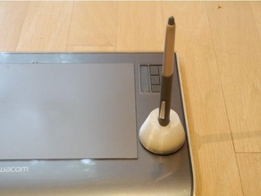wacom intuos3 pen holder tools tablet 3d print model - Mito3D