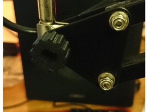 pied de micro bouton écrou m3 le remplacement pièces correctif microphone porte-écrou 3d print model - Mito3D