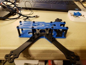 tbs source one frame vehicles drone fpv kwad quad quadcopter 3d print model - Mito3D
