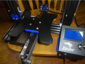 ender 3 axis linear rail conversion no drilling required v2 now here 3d printer parts 3d print model - Mito3D