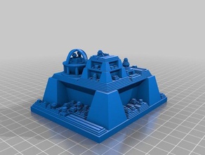 meu personalizados cidade futurista construtor de gerador arte 3d print model - Mito3D