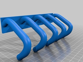 key hook organization 3d print model - Mito3D
