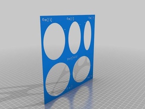 orbitellipse trace-Blatt Physik Astronomie Raum 3d print model - Mito3D
