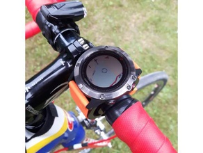 garmin fenix other smart watch bike grip mount sport outdoors 3d print model - Mito3D