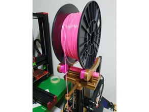 ender-3 ajustable soporte de bobina filamento guía la varilla 3d impresora accesorios 3d print model - Mito3D