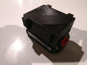 adattatore coperchio nero decker batteria al litio strumento i titolari caselle della 3d print model - Mito3D