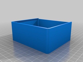 95110 Runde Schachtel ohne Deckel Container angepasst 3d print model - Mito3D