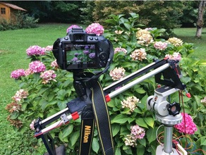 simple imprimé caméra motorisée curseur arduino mega créé freecad motorisés patin de la photographie timelapse rail 3d print model - Mito3D