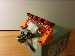 benchtop power holder diy atx supply electronics 3d print model - Mito3D