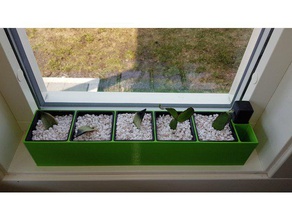 self-watering planter 1-5 1 decor 3d print model - Mito3D