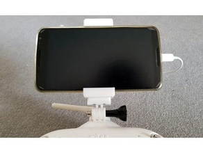gopro teléfono adaptador de montaje móvil 3d print model - Mito3D