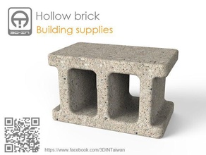 hollow brick tools aquarium 3d print model - Mito3D