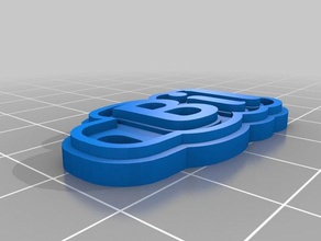 bil keychains customized 3d print model - Mito3D