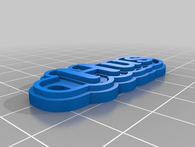 hus keychains customized 3D print model - Mito3D