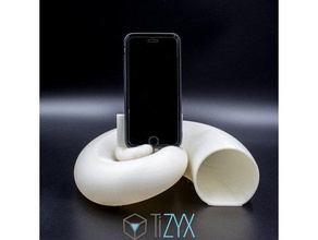 sound-Verstärker v2 Dekor android diy Halter Haus iphone Musik samsung stand 3d print model - Mito3D