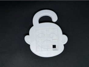 4x4 monkey puzzle coulissant puzzles 3d print model - Mito3D
