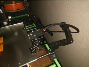 anet e10 bandeja de cabo suporte apoio a c&acircble cama 3d impressora os acessórios atualização para o casal 3d print model - Mito3D