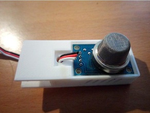 anet a6 mq-2 sensor case electronics mq2 3d print model - Mito3D