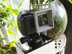 gopro herohero5hero6 vintage capa de lente câmera hero5 hero6 3d print model - Mito3D